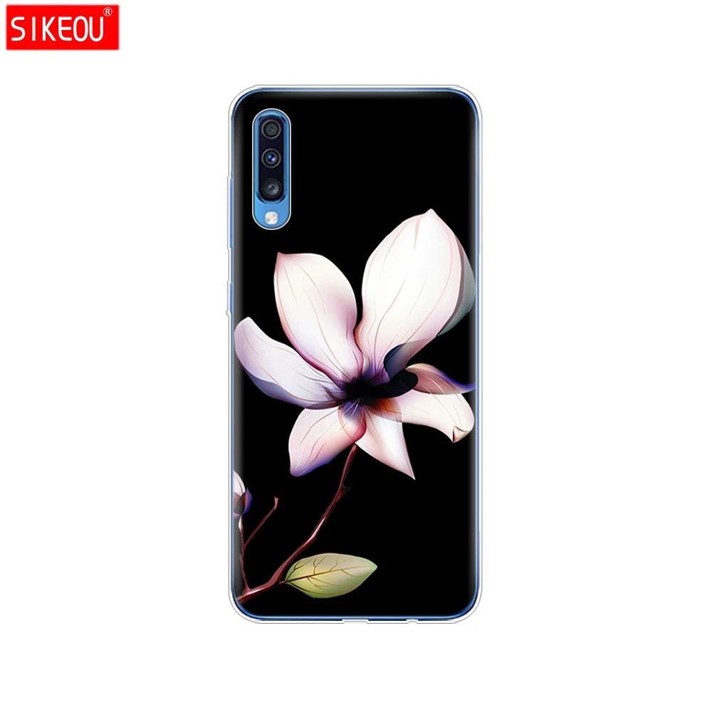 For Samsung A70 Case Soft TPU Phone Back Cover For Samsung Galaxy A70 silicon Cases Coque Capa A 70 A705 A705F bumper Cat - Цвет: 12082
