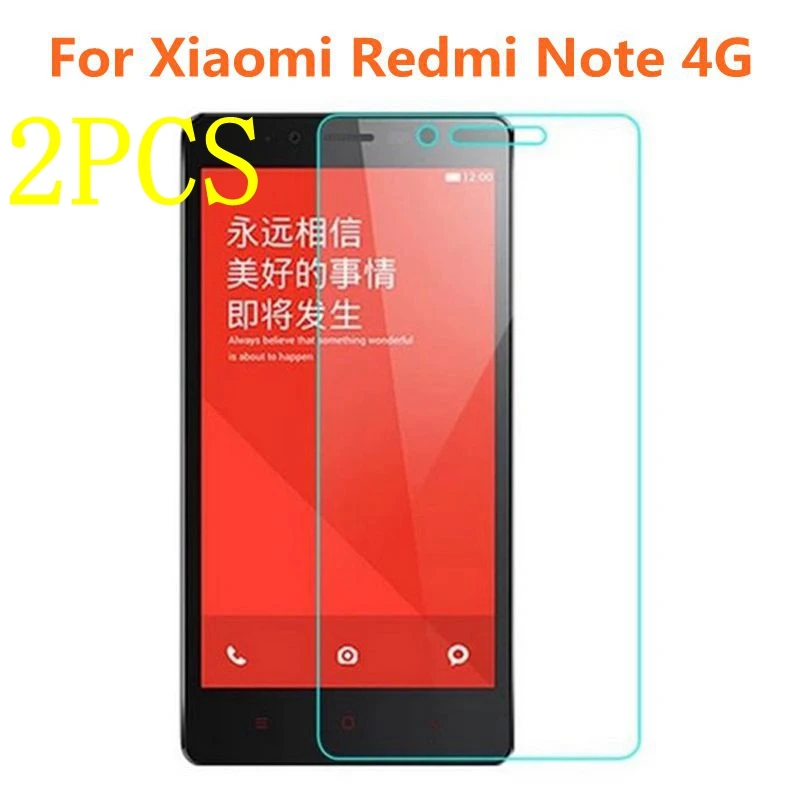 2 шт. Оригинальное закаленное стекло для Xiaomi Redmi Note 4G защита экрана закаленная