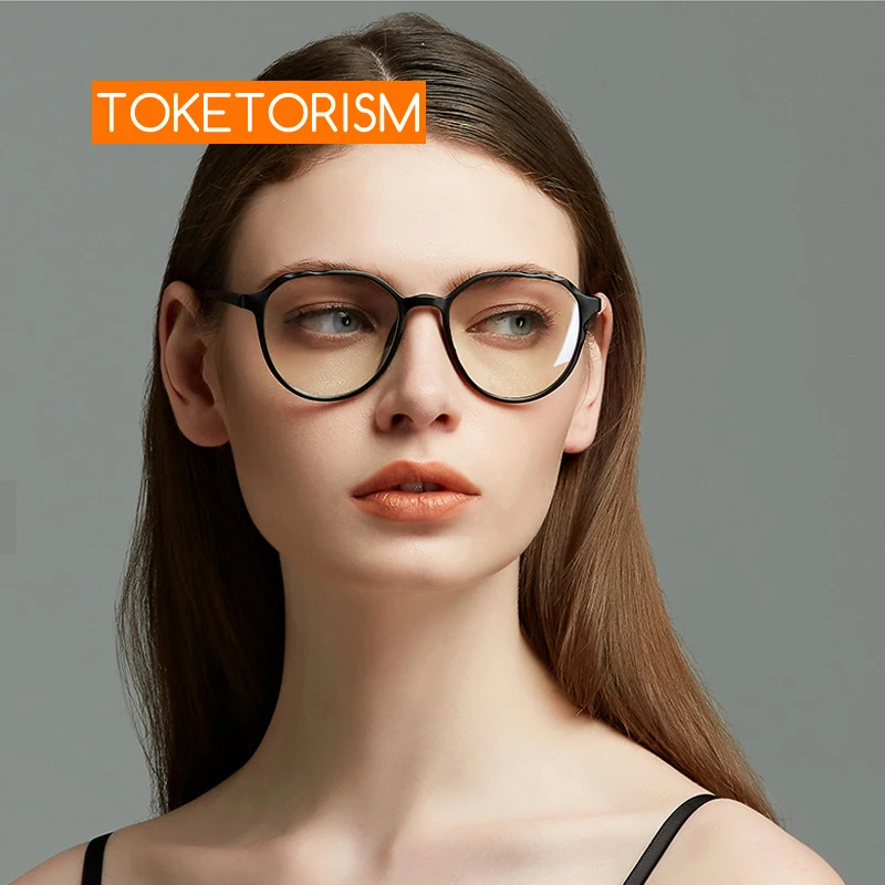 Toketorism Модные прозрачные женские очки винтажные аксессуары оправы для очков 0142