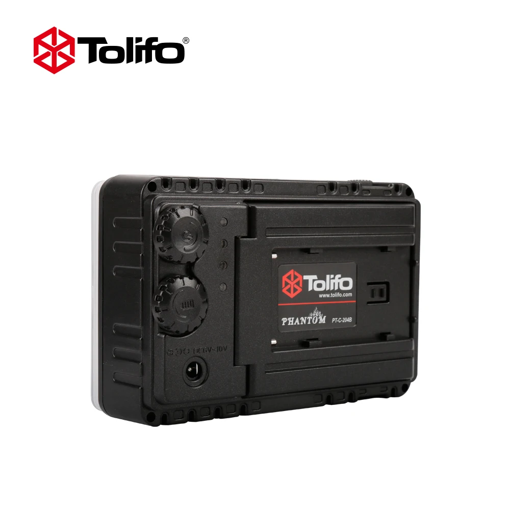 Tolifo PT-204b 204 яркий светодиодный s Bi color 3200 K-5600 K светодиодный видео осветительное оборудование для Canon Nikon и других цифровых зеркальных фотокамер