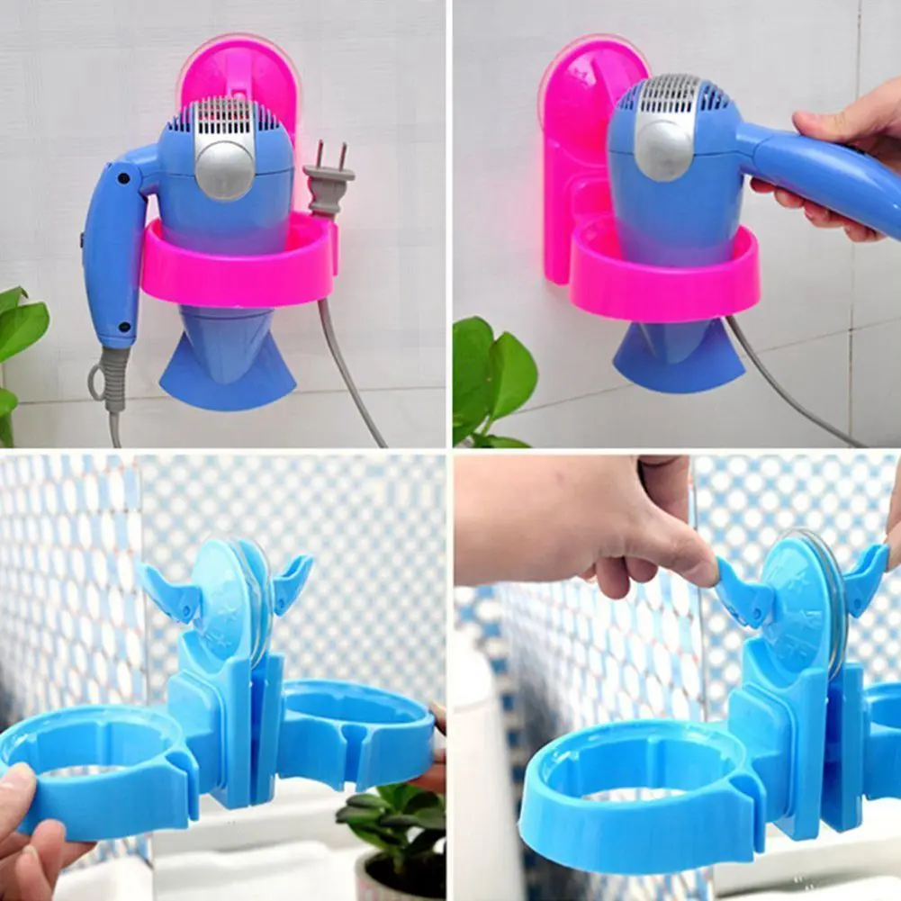 Домашняя Ванная комната настенное крепление на присоске держатель для волос