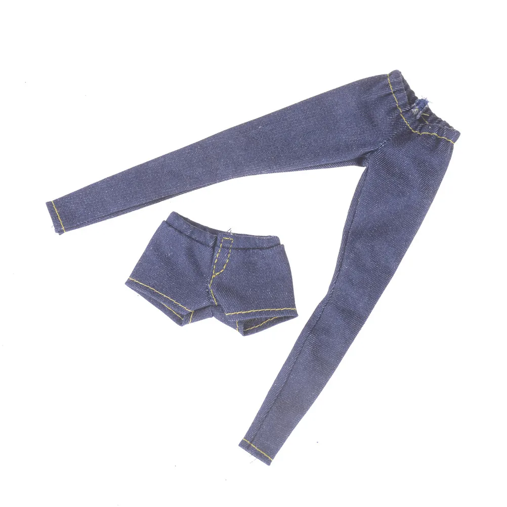 2 шт./компл. узкие Стрейчевые джинсы зауженные книзу брюки + длинные штаны с