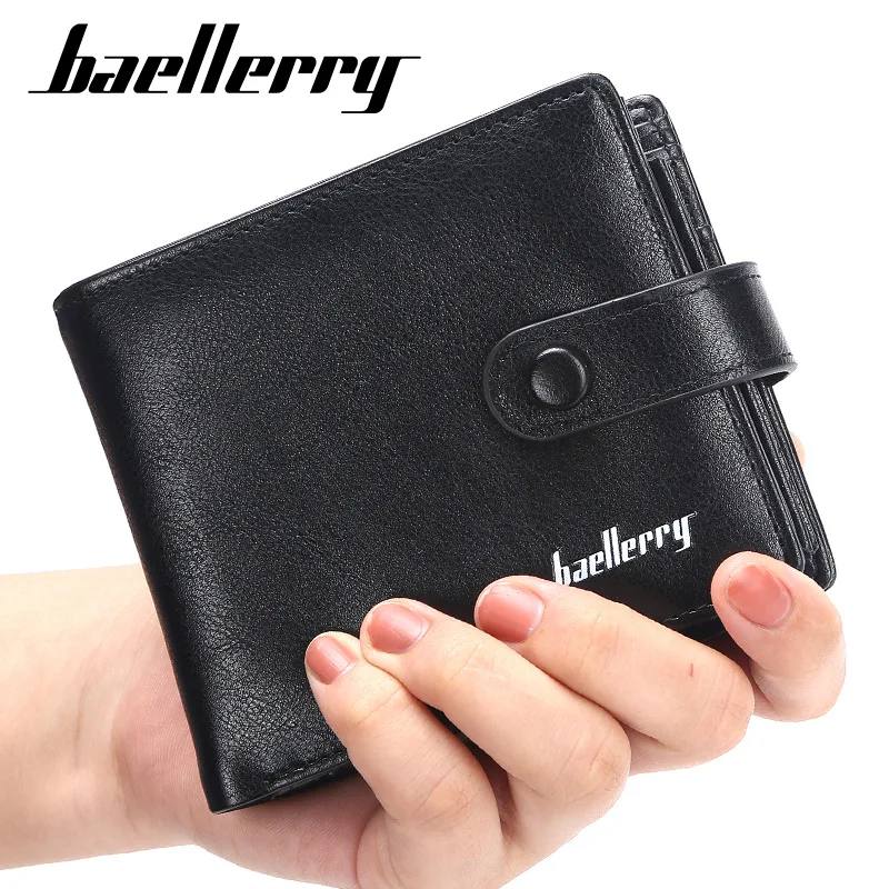 

Кошелек Baellerry мужской, кожаный, с 9 отделениями для карт