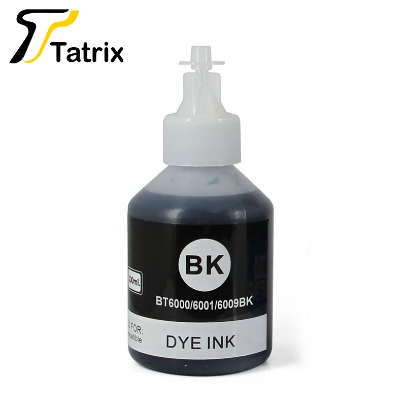Tatrix 4x100ML Новые красящие чернила BT6000/6001/6009 Набор для заправки чернил Brother