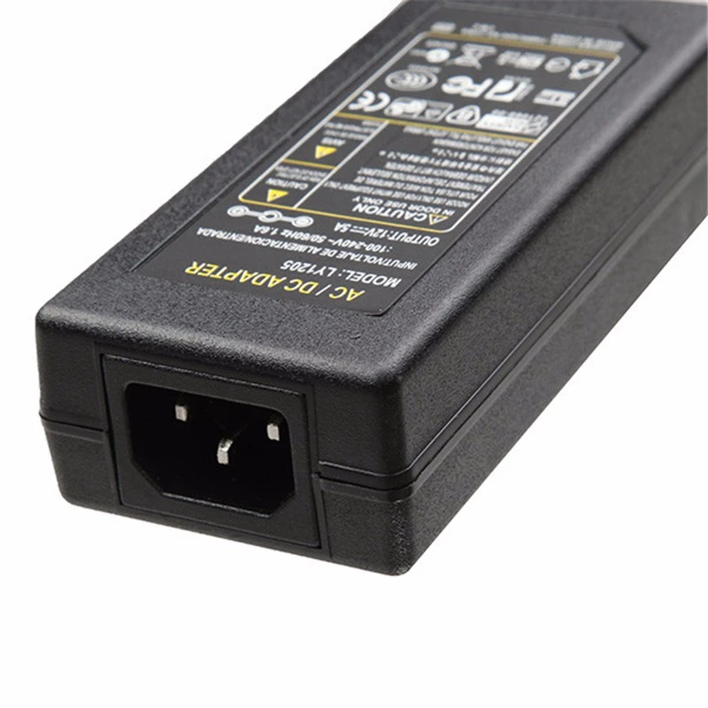Jiguoor AC 100-240V to DC 12V 5A 60W / адаптер питания зарядное устройство для светодиодной ленты
