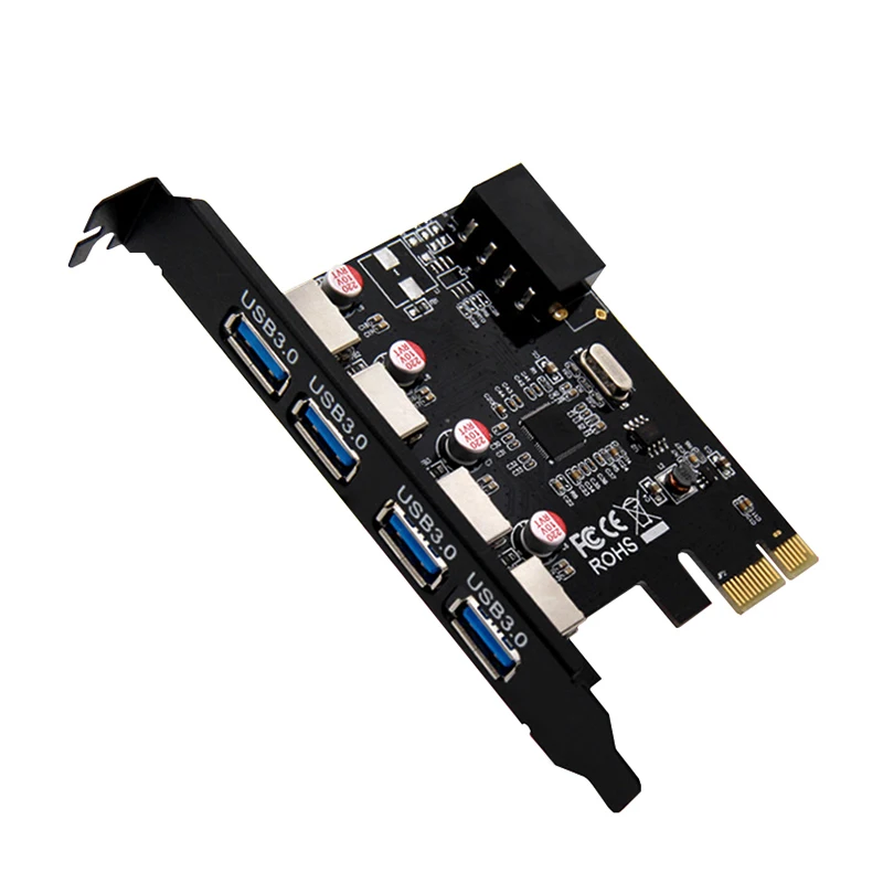 Карта Расширительная на 4 порта USB 3 0 PCI E|usb 3.0 card|usb expansion cardusb controller card |