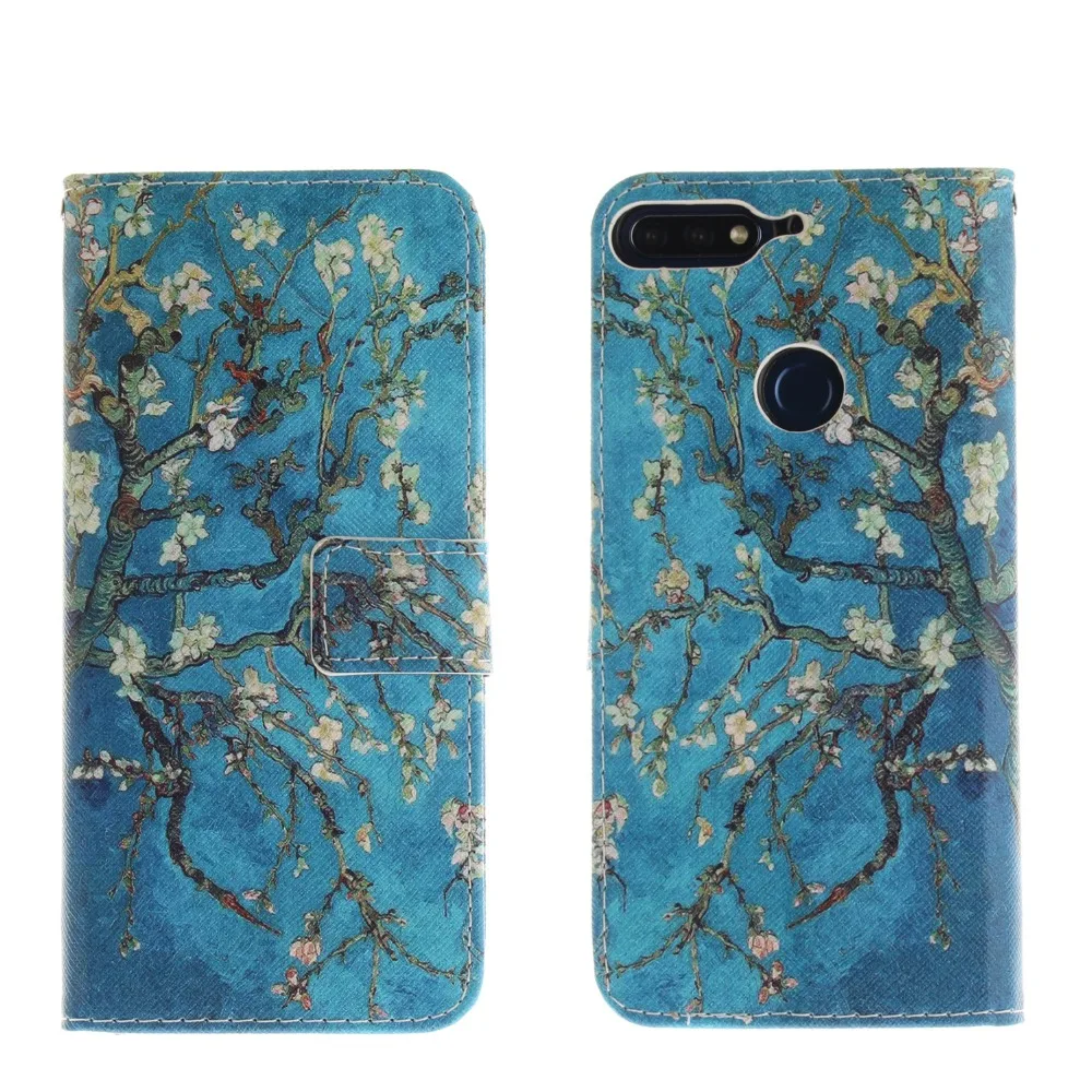Чехол для Huawei Honor 7C флип кейс 7C/Enjoy 8 чехол Etui Telefoon Hoesjes| |