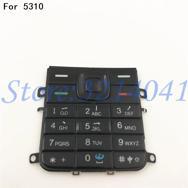 Оригинальный новый корпус для мобильных клавиатур клавиатуры Nokia 5310 английская