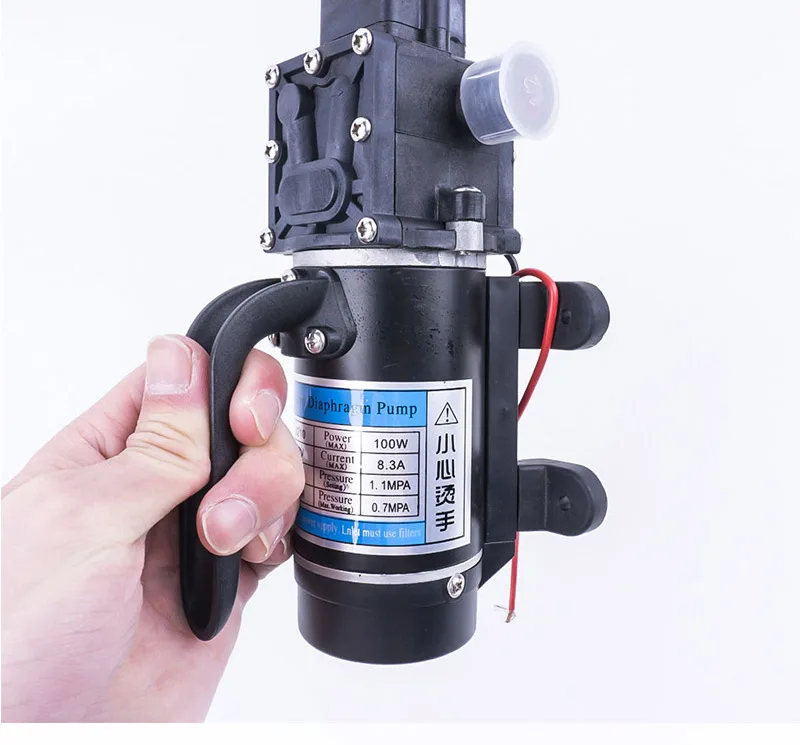 Электрический 12V 24V 120W 188PSI 10/мин водяная пленка высокого Давление самовсасывающий насос возврата насос обратного Управление для сада