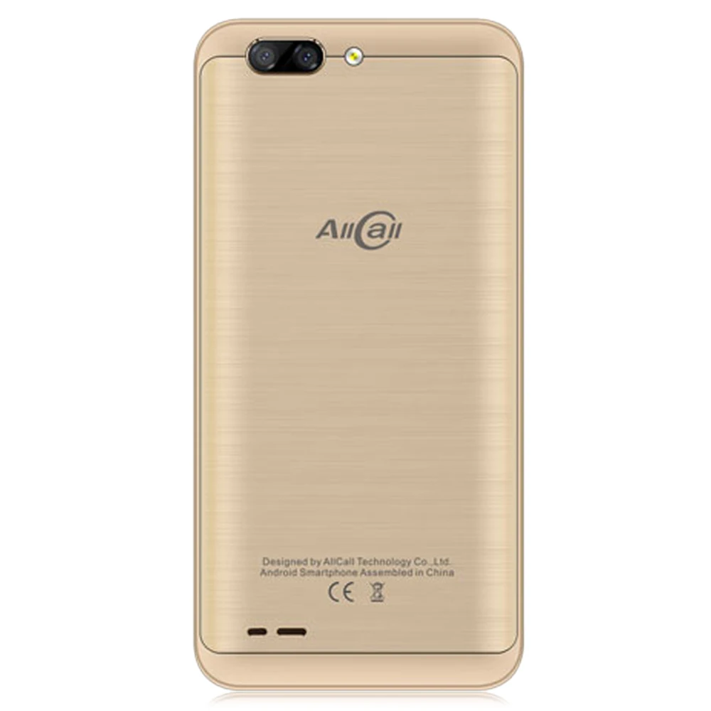 AllCall Atom 4G Смартфон 5,2 дюйма Android 7,0 MTK6737 Quad Core 1,3 ГГц 2 ГБ ОЗУ 16 ГБ ПЗУ 2,0 МП + 8,0 МП Двойные задние камеры
