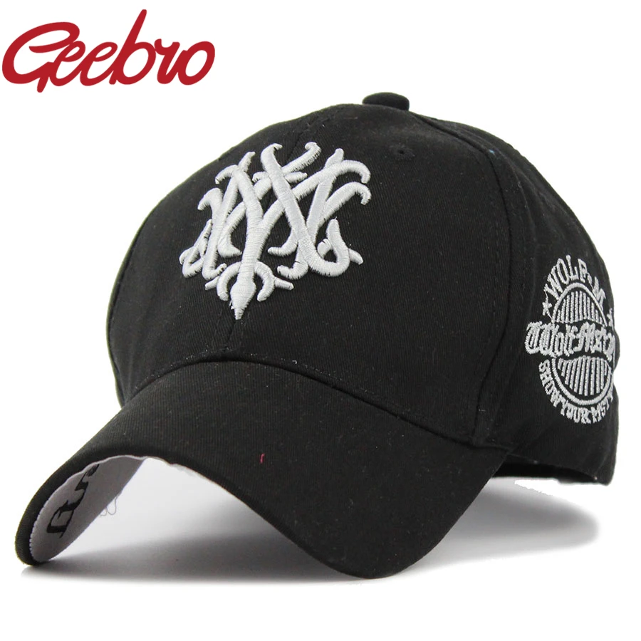 Новое поступление 2017 года буквой N Бейсбол Кепки волк Snapback шляпа папы костяная