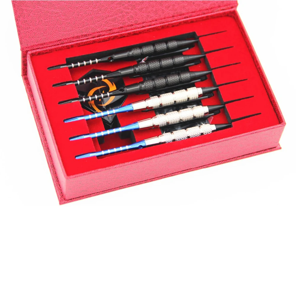 6 шт./ (2 комплекта) безопасные Электронные стрелы с мягким наконечником красного и