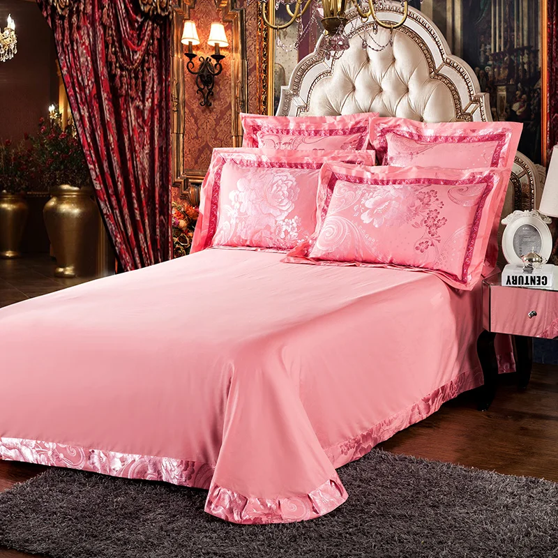 4 6 штук в партии для девочек розовый цвет шикарные Сатиновые шелковые