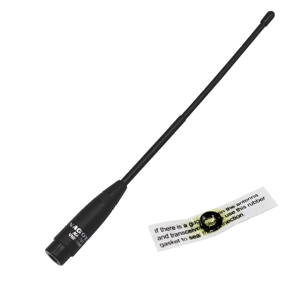 Оригинал nagoo NA 701 Двухдиапазонная SMA Мужская антенна для рации Yaesu Vertex VX 3R 7R 8DR UV 3R|dual