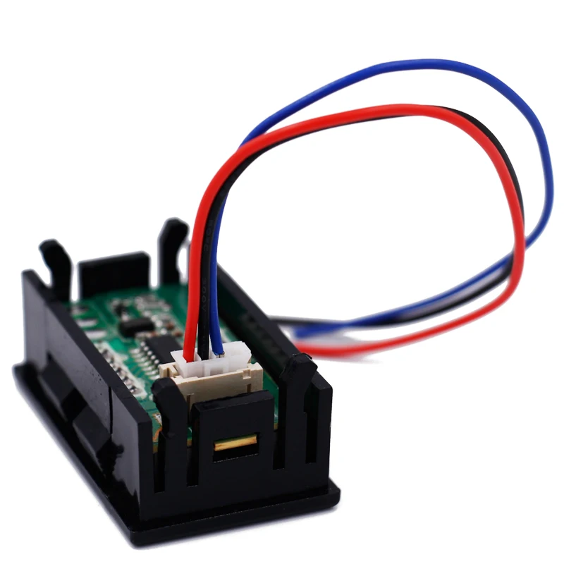 Цифровой вольтметр Красный светодиодный дисплей 0 56 дюйма 3 провода для