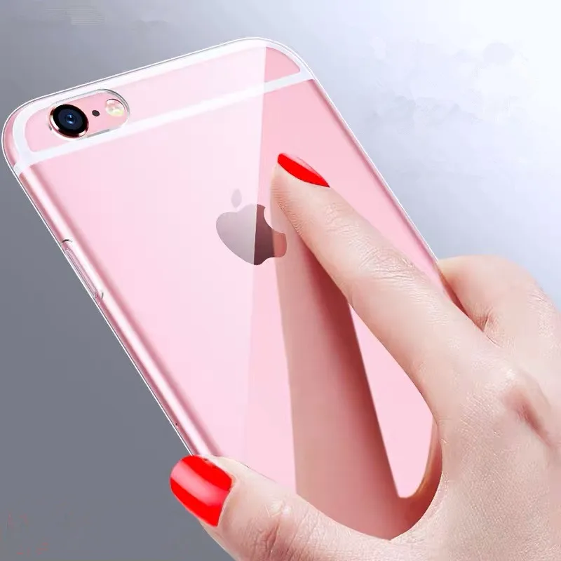 Модный противоударный прозрачный силиконовый чехол для телефона iPhone X case XR XS Max