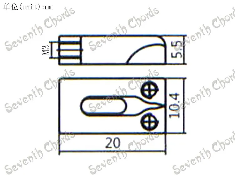 48 шт. 2 цвета плоские Tyle электрогитары с тремоло-Бридж стринги/предоставленные