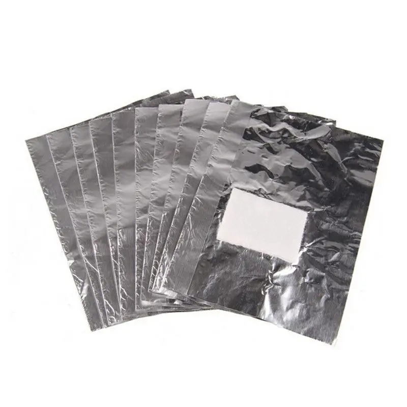 100 шт. акриловый Гель лак для ногтей обертывание снятия лака чистый