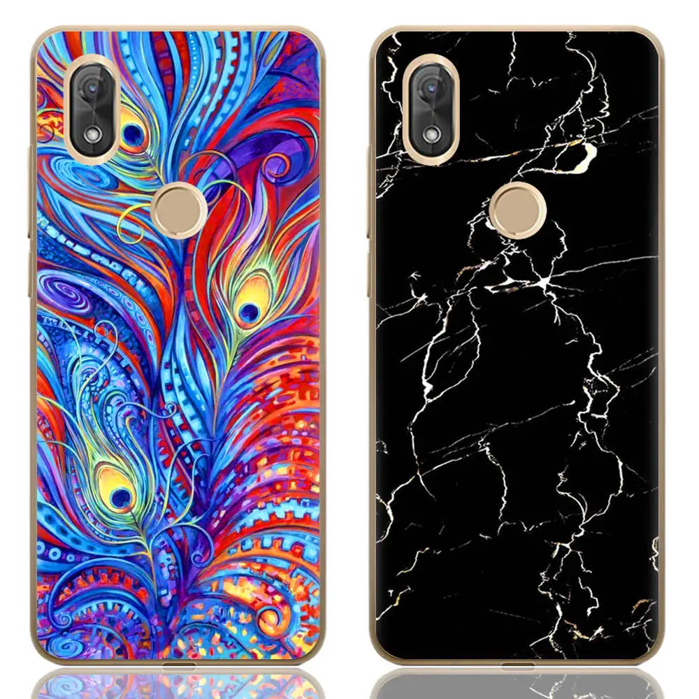 For Wiko View2 Pro Case Pudding Silicon Colorful Painted Cartoon Cover View 2 / Go /View Max Phone Capa L102 |