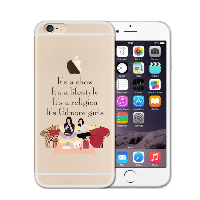 Чехол для телефона Gilmore Girls Life с коротким разговором для телефона iphone 6 6s, силиконовая задняя крышка из ТПУ для iphone 8, 7, 6, 6s Plus, 5, 5S, SE, X