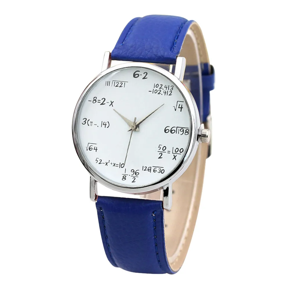 Хит продаж 2019 часы для студентов с математическим уравнением женские без ремешка