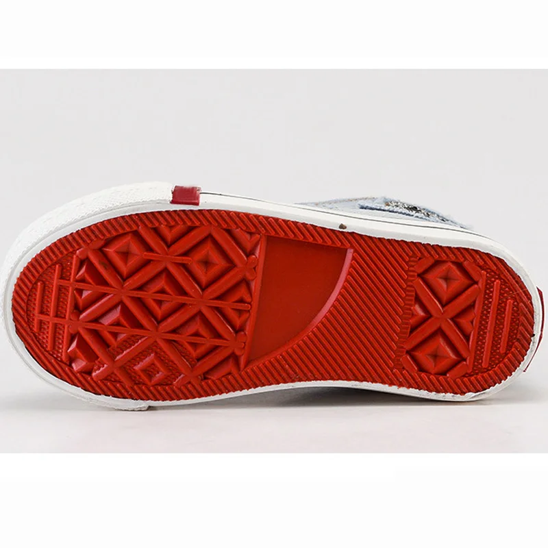 Новинка 2017 года Детские кроссовки с высоким берцем детская парусиновая обувь для