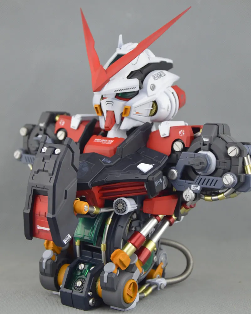Модели вентиляторов двигатель королевская модель 1/35 семян Gundam Astray красная рамка бюст голова, бюст, статуя/в собранном виде модель Gundam робот gunpla