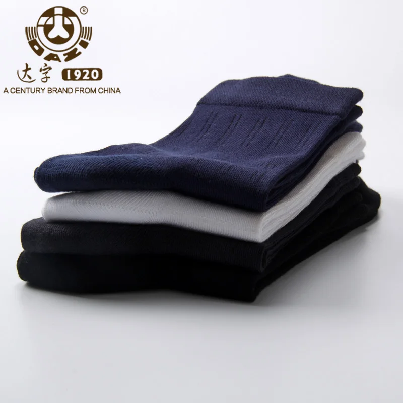 Dazi 2017 Limited Socks Men Contracted And Business Bamboo Fiber Men's Thin 1lot=4pairs Sale Suit for Every Gentleman | Мужская