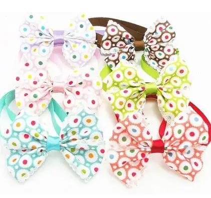 50 шт./лот Большая распродажа бабочки для домашних собак Галстуки милый галстук с