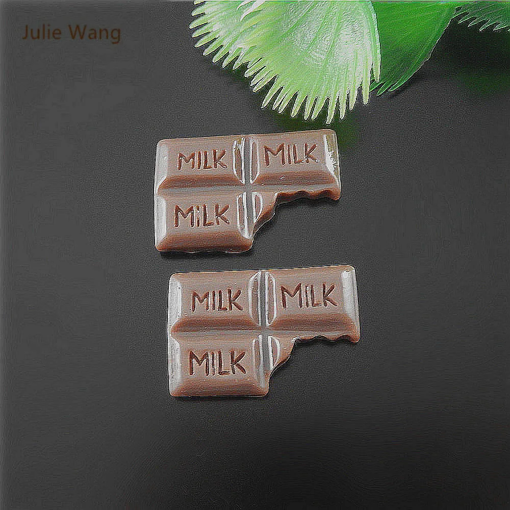10 шт. Подвески Julie Wang из смолы кофе с молочным шоколадом ручной работы подвесной