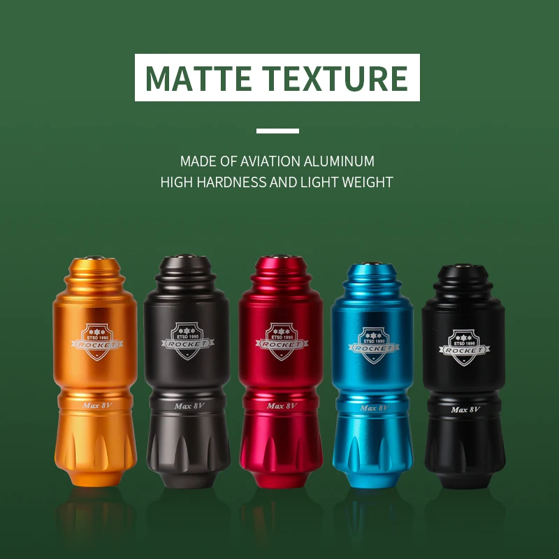 Вращающаяся тату ручка привидение паук Mini Rocket профессиональная машинка для