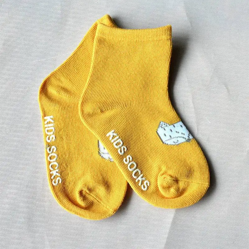 SOCK06 YWHUANSEN/Хлопковые носки для малышей, носки для девочек с героями мультфильмов г. Новые модные носки для мальчиков, одежда детские носки на весну, осень и зиму - Цвет: SOCK06