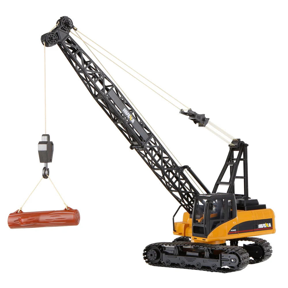 RC игрушки 1572 1/14 2 4 ГГц 15CH дистанционного управления строительный кран инженерный
