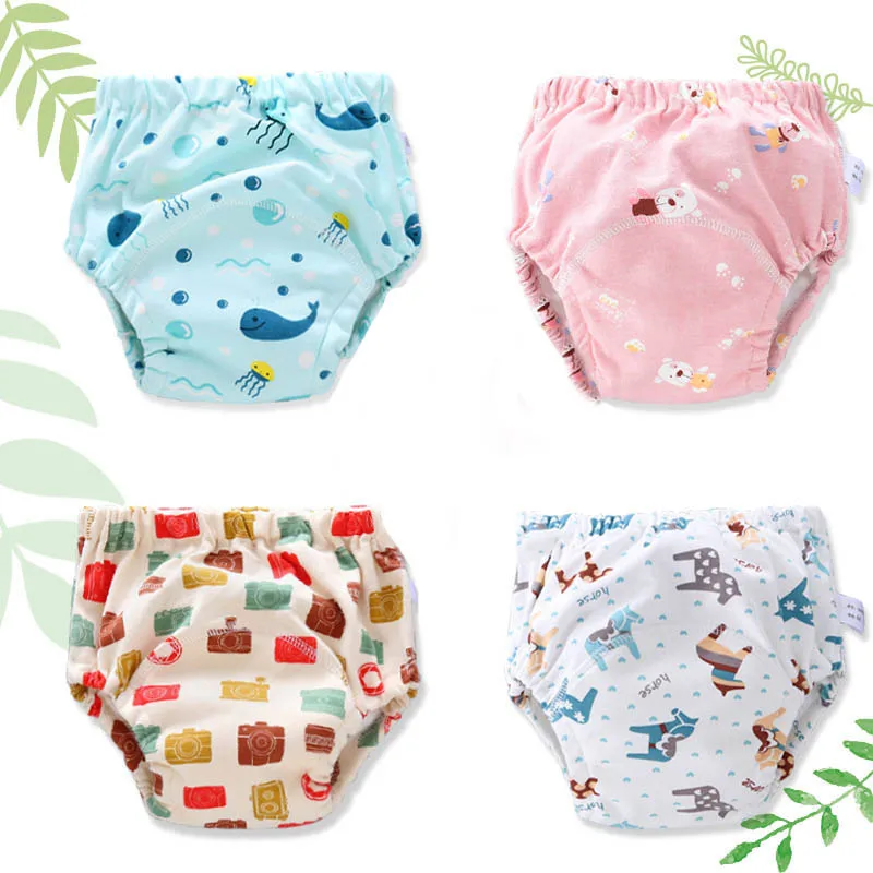 5 шт./лот многоразовые подгузники для малышей тканевые моющиеся маленьких