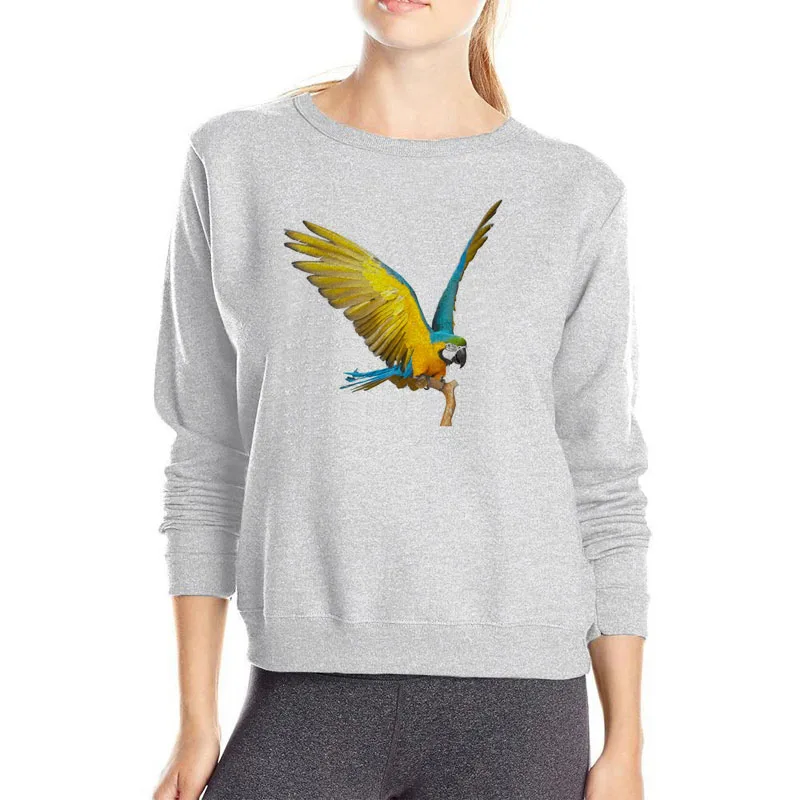 Super cool 3D parrot hoodies brand new causal hoodie beautiful streetwears hip hop outwear harajuku winter Jacket women | Женская одежда