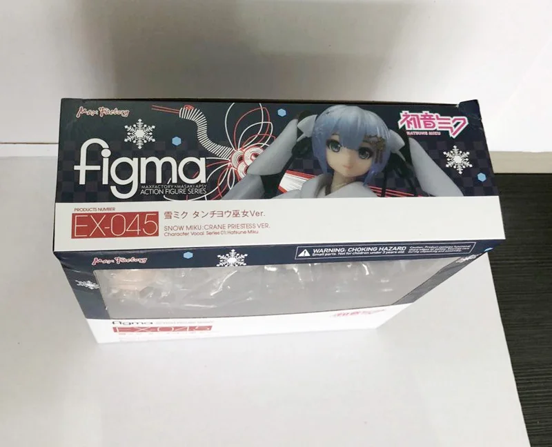 ПВХ кран жрица EX-045 Снежная Хацунэ Мику фигурка аниме подвижная Сборка DIY модель игрушки подарок для девочек Новая коллекционная игрушка