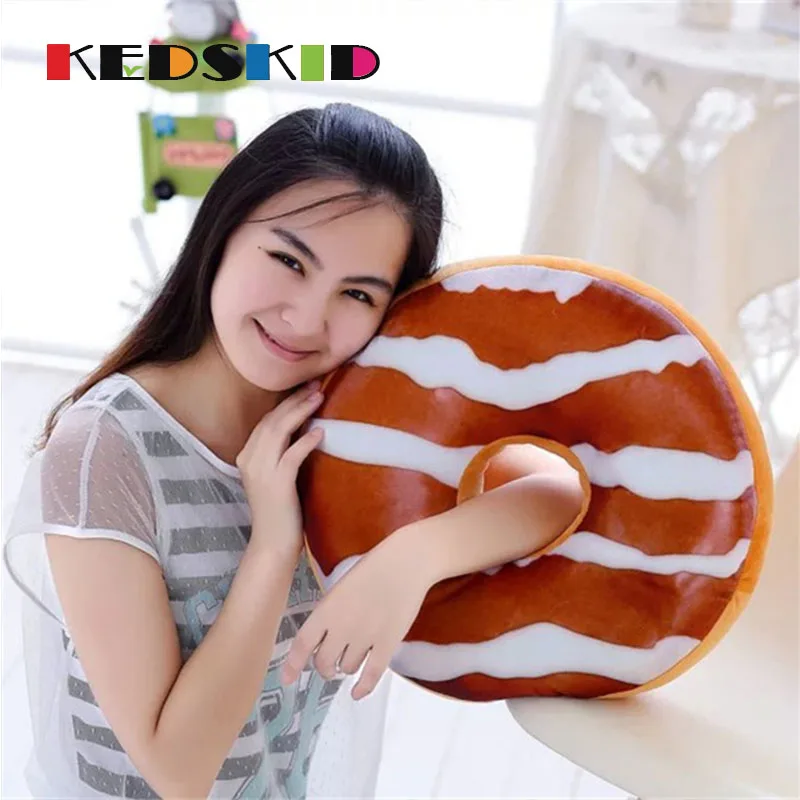 Новая 3D подушка &quotпончик&quot Еда диванные подушки разной формы для опираясь на