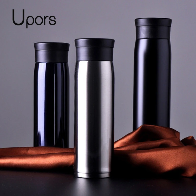 

UPORS термос, бутылка, вакуумная фляжка, портативный термос с ремешком, нержавеющая сталь, горный туризм, Офисная кружка, бутылка для путешеств...