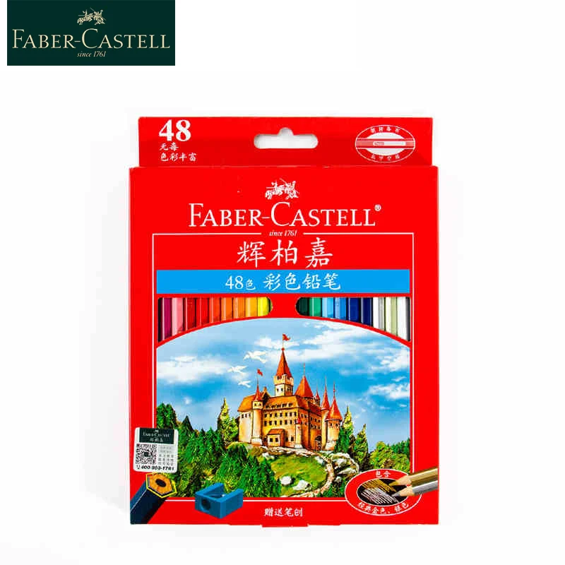 

Faber Castell Oily Colored pencil 24/36/48/72/100Colors Professional Painting Set Color Pencils For Drawing Sketch Art Supplies