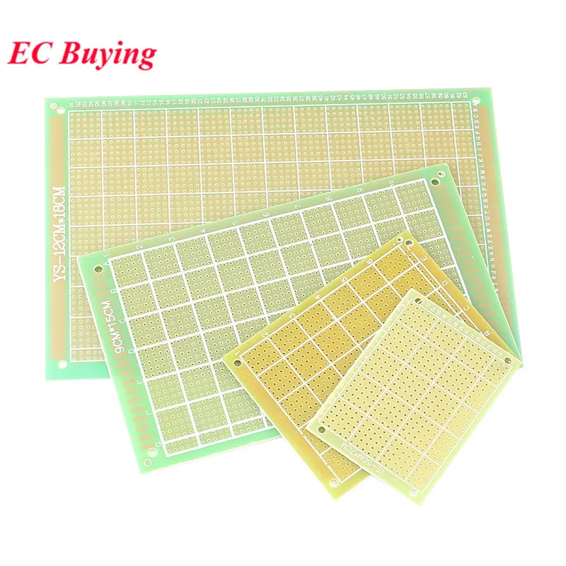 4 шт./лот 5x7 7x9 9x15 12x18 см 5*7 7*9 9*15 12*18 Односторонний Прототип PCB DIY универсальная