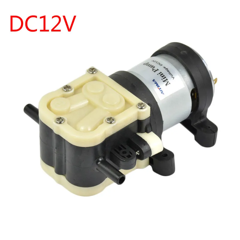 12 В YIMAKER микро 545 водяной насос DC12V 24V RO мембранный очиститель воды Самовсасывающий 2 точки мембранный насос сироп Кокс насосы - Напряжение: 12 В