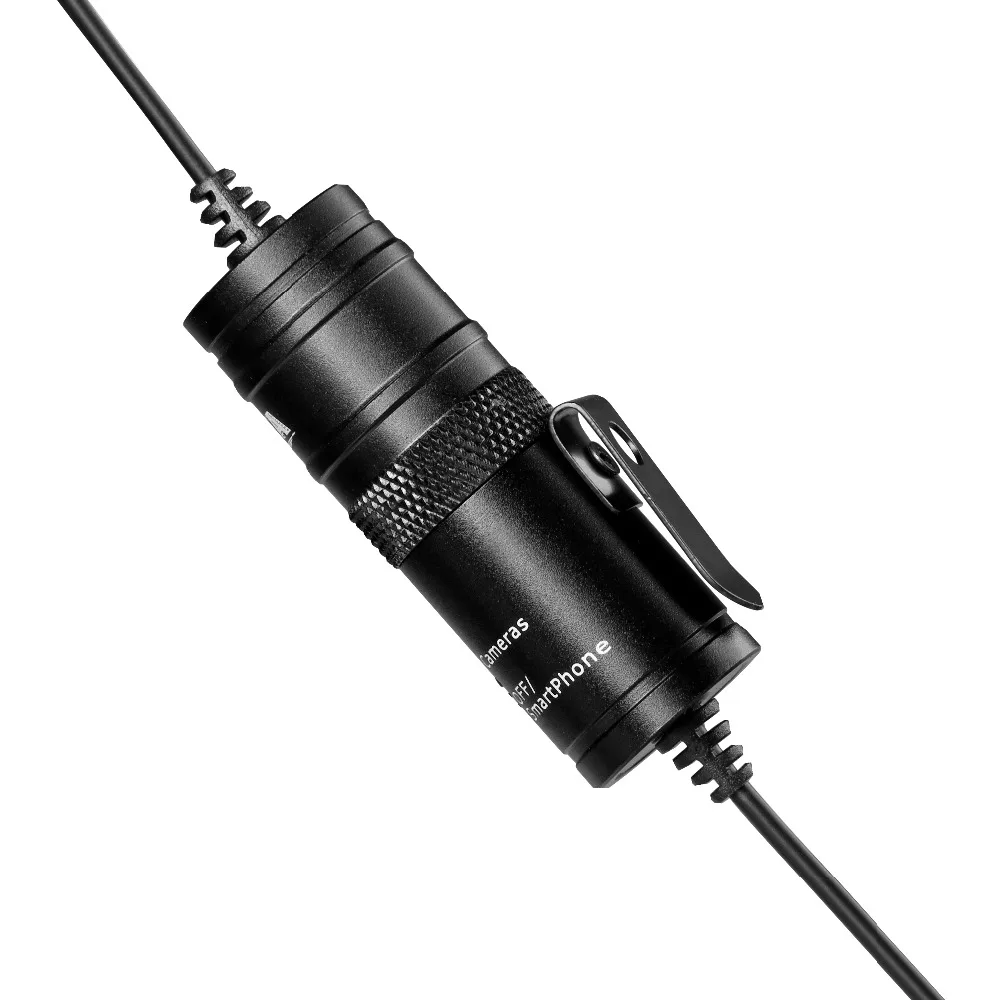 Lavalier конденсаторный микрофон Аудио Видео рекордер для iPhone смартфона Canon Nikon DSLR