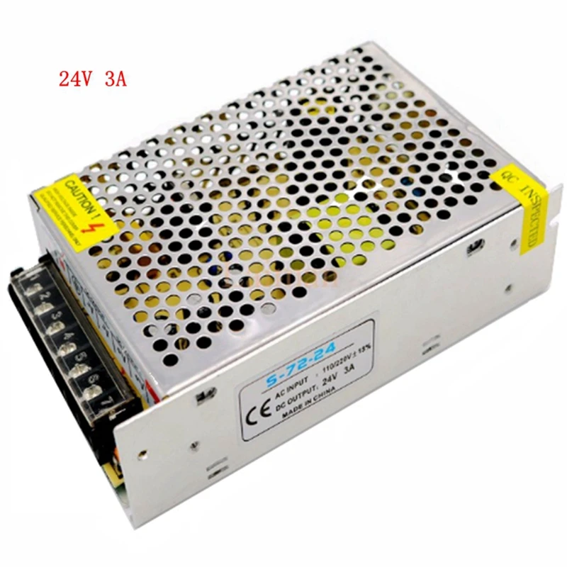 AC 110 V-220 V к DC 5 V 12 V 24 V 1A 2A 3A 5A 10A 15A 20A 30A 50A переключатель адаптер драйвер Источник питания Светодиодная лента