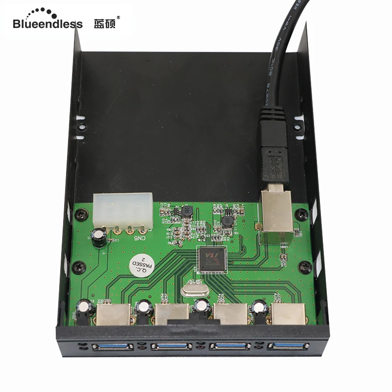 Blueendless 4 порта USB 3 0 концентратор сплиттер внутренняя Передняя панель