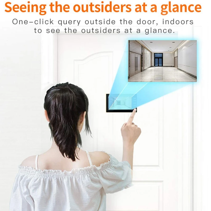 Дверной видеоглазок Danmini с камерой цифровой Hd-дисплей 4 3 дюйма дверной глазок из