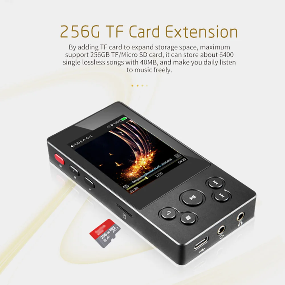 XDuoo X3 II/X3II 2-го поколения AK4490 Bluetooth портативный HD музыкальный плеер без потерь DSD128 USB DAC и OTG Max 256G