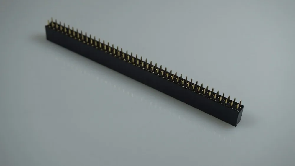 10 шт. шаг 2 54 мм 2x40 Pin Женский двухрядный штыревой разъем типа DIP сквозное отверстие