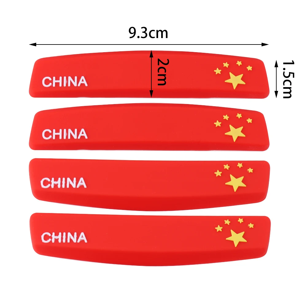 4 шт./компл. флаг двери автомобиля защитная полоса для края царапин анти наклейки