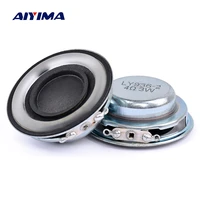 aiyima 2pcs 40mm portable audio speakers 4ohm 3w full range speaker driver 19 core pu side loudspeaker diy sound home theater