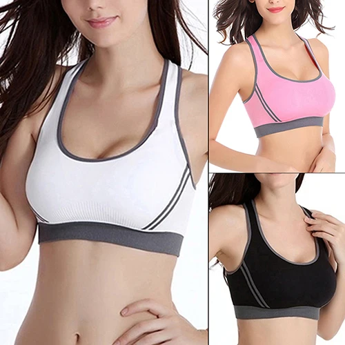 2017 New Sexy Women Fitness Stretch Padded Crop Top Bra | Женская одежда
